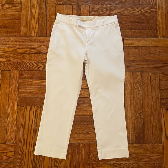 Banana Republic Pants - Banana Republic Women's Straight Sloan Pants Size 6 White